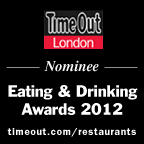 Time Out Winner Eating & Drinking Awards 2012
